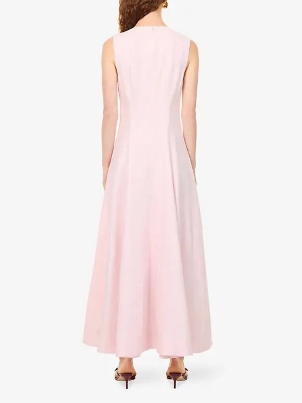 Reformation Cecilia Linen Dress (Cherry Blossom)